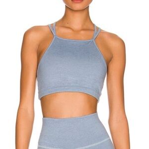 Revolve WellBeing + BeingWell LoungeWell Bryce Sports Bra in Steel Blue Heather
